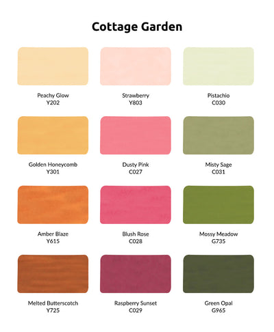 Alcohol Markers Cottage Garden Artist Alcohol Marker Set N