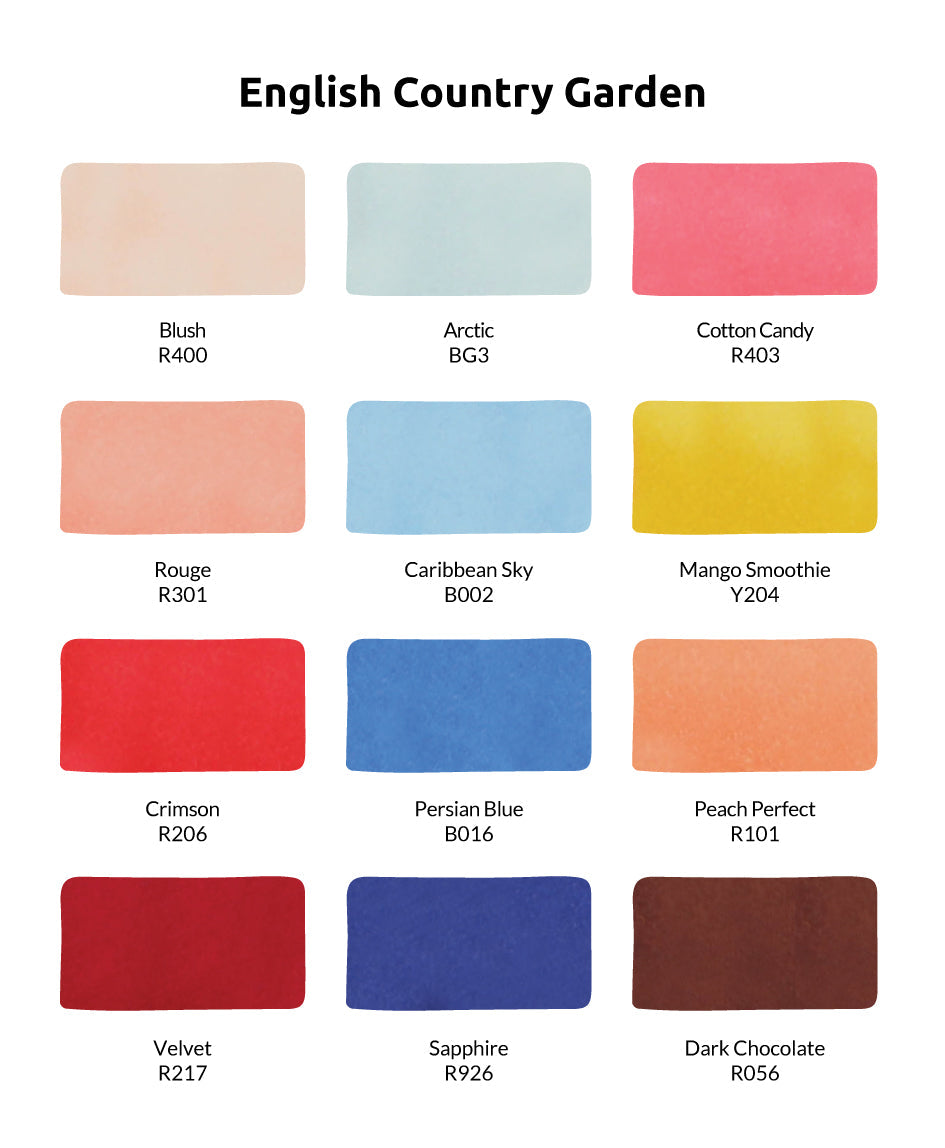 Alcohol Markers English Country Garden Artist Alcohol Markers Set C