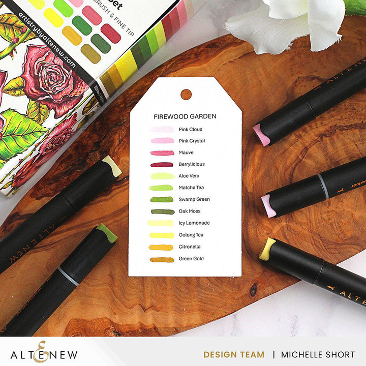 Alcohol Markers Firewood Garden Artist Alcohol Markers Set M