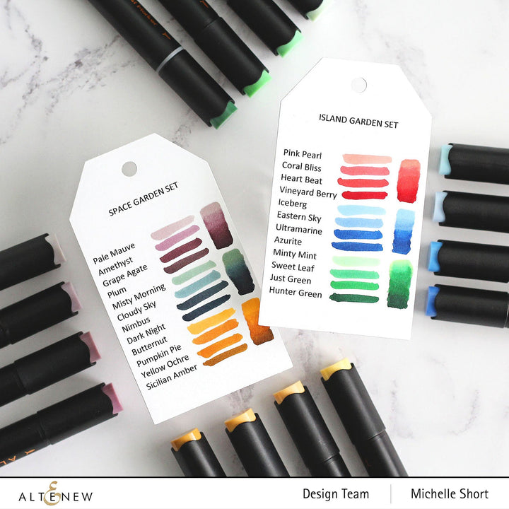 Alcohol Markers Island Garden Artist Alcohol Markers Set H