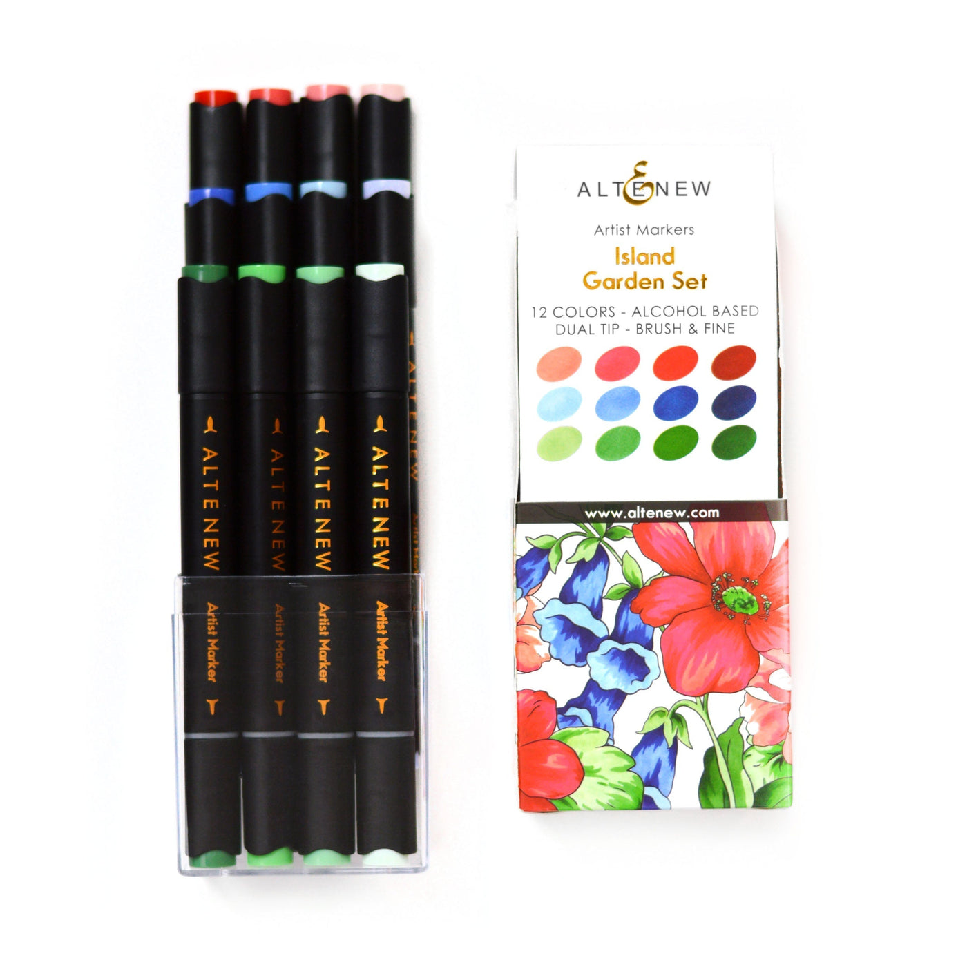 Alcohol Markers Island Garden Artist Alcohol Markers Set H