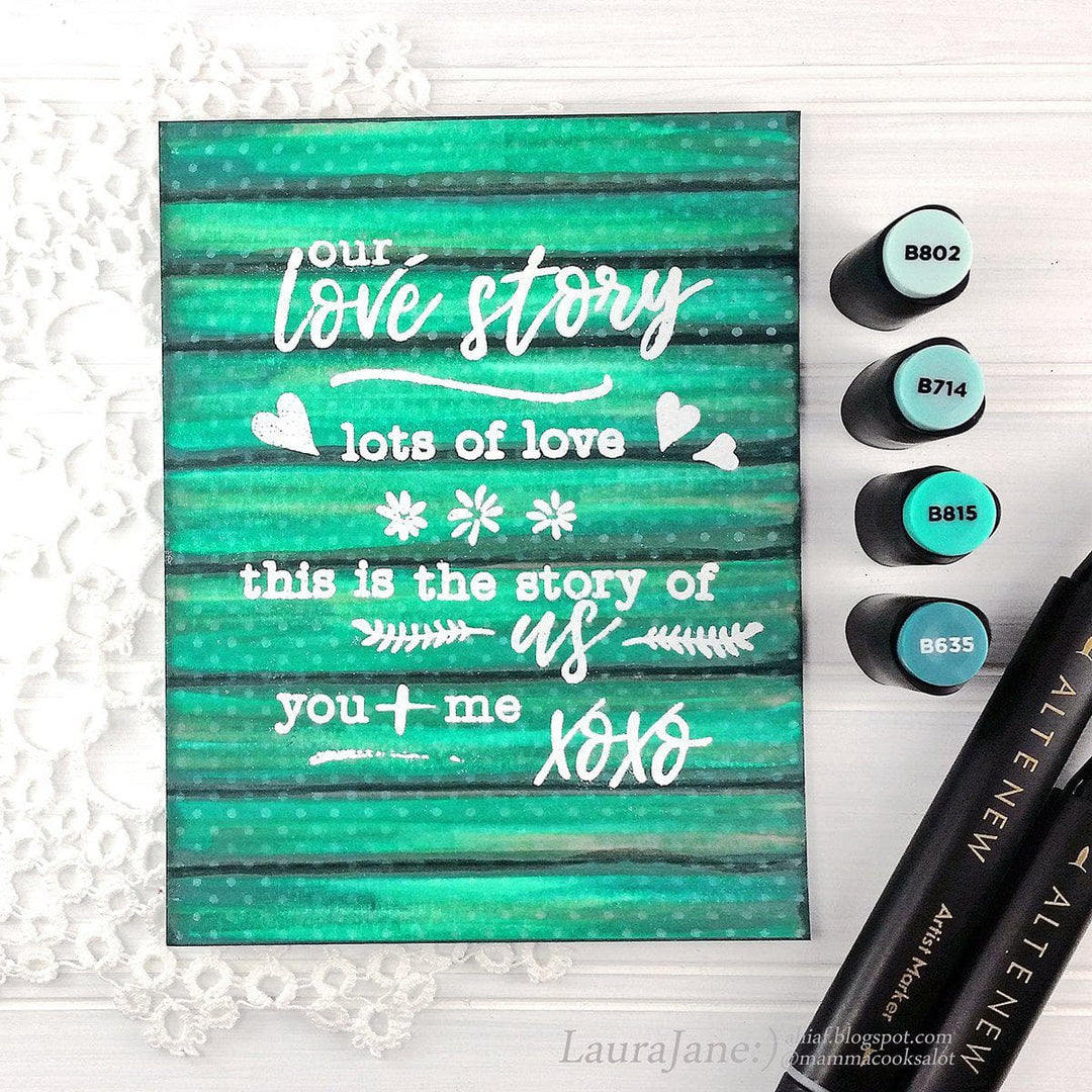 Alcohol Markers Rock Garden Artist Alcohol Markers Set D