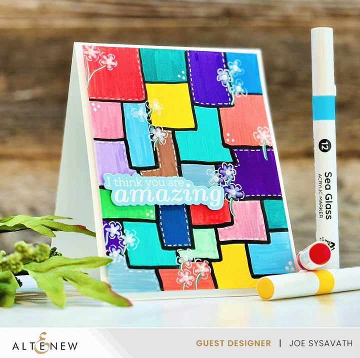 Art Materials Acrylic Marker 24 Color Set - Vol. 1