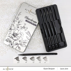 Art Materials Monochrome Shading Pencils