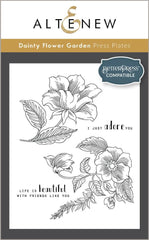 Betterpress Plate Bundle Delightful Blossoms Press Plate Bundle