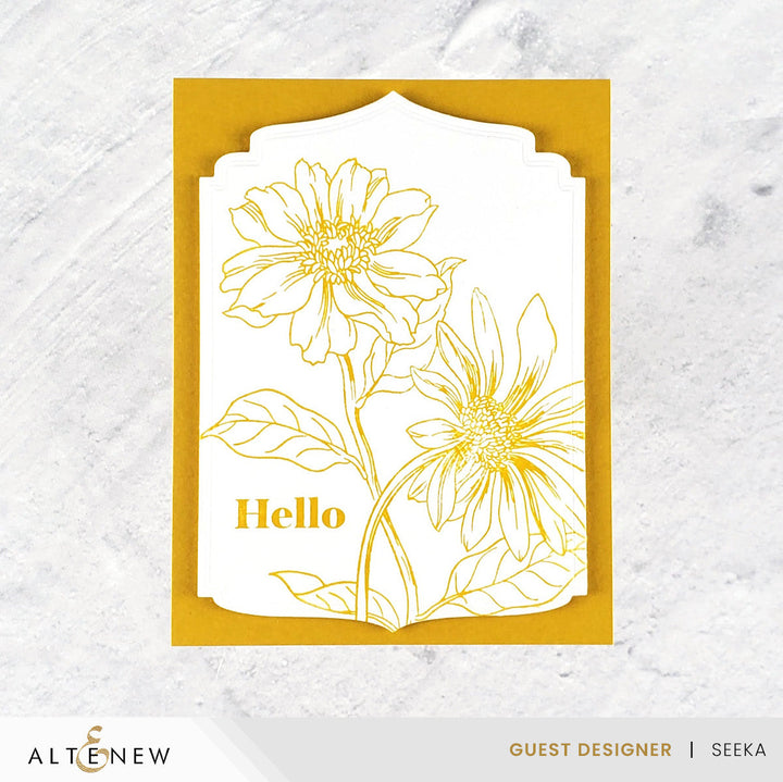 Betterpress Plate Bundle Delightful Blossoms Press Plate Bundle