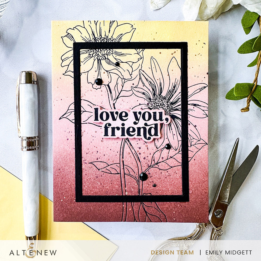 Betterpress Plate Bundle Delightful Blossoms Press Plate Bundle