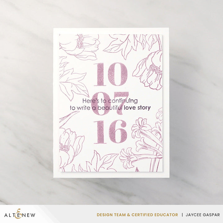 Betterpress Plate Bundle Romantic Florals Press Plate Bundle