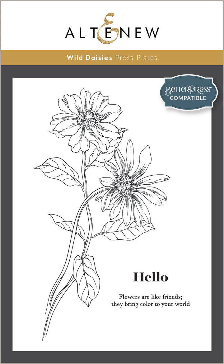 Betterpress Plate Bundle Wildflower Waltz Press Plate Bundle