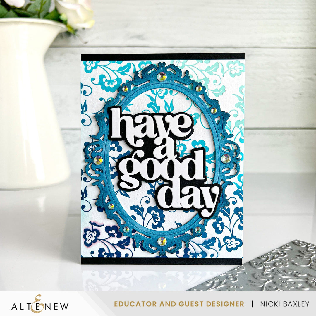 Betterpress Plates Baroque Elegance Press Plate