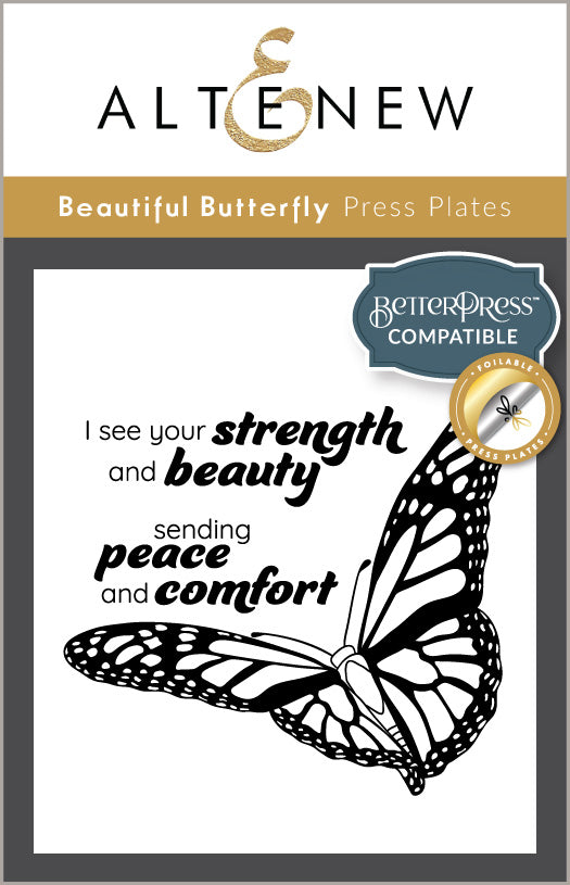 Betterpress Plates Beautiful Butterfly Press Plates/Foil Plates