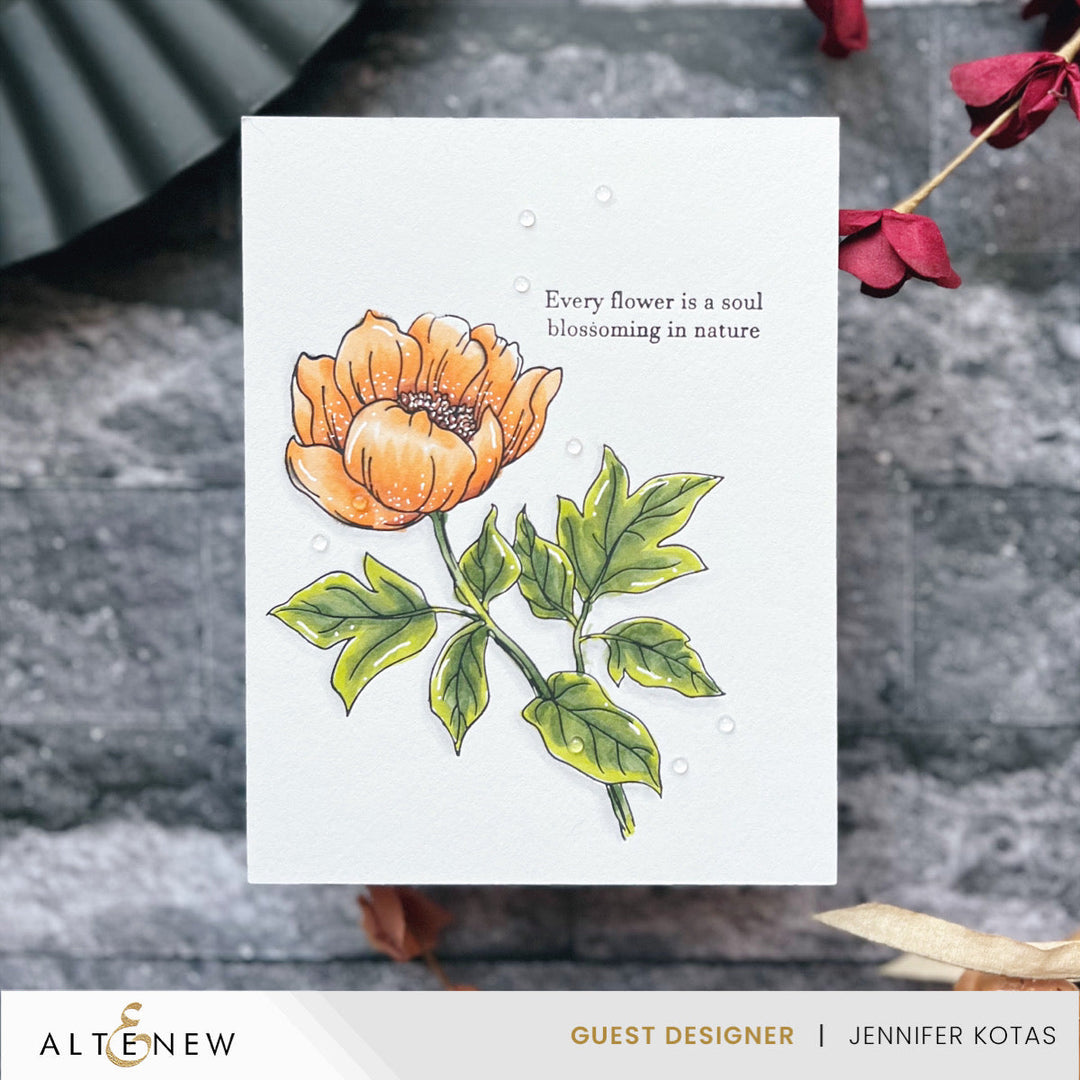 Betterpress Plates Billowing Flower Press Plates