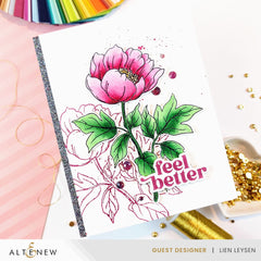 Betterpress Plates Billowing Flower Press Plates