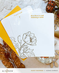 Betterpress Plates Billowing Flower Press Plates