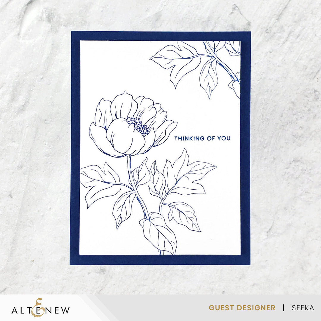 Betterpress Plates Billowing Flower Press Plates