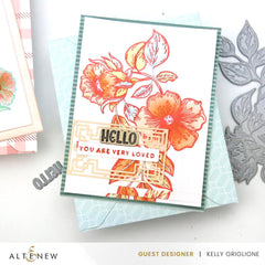 Betterpress Plates Blossoming Bouquet Press Plate Set