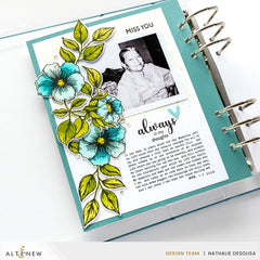 Betterpress Plates Blossoming Bouquet Press Plate Set