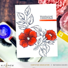 Betterpress Plates Blossoming Bouquet Press Plate Set