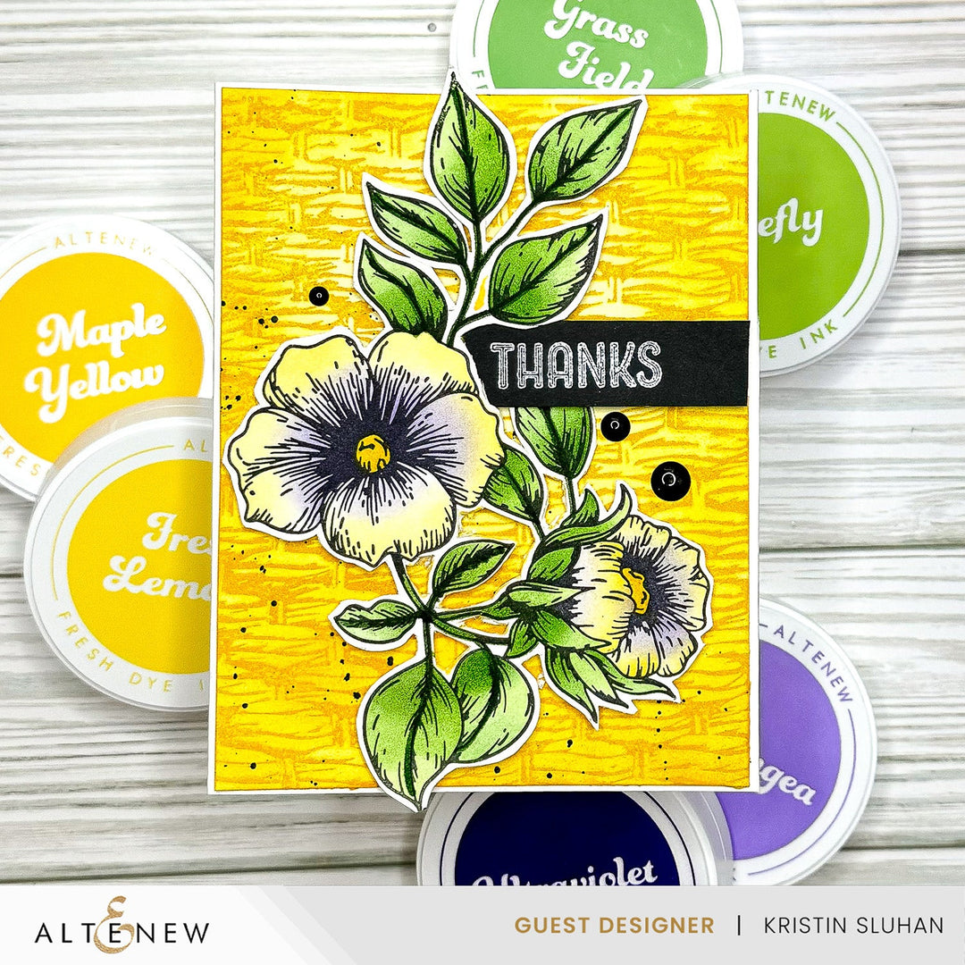 Betterpress Plates Blossoming Bouquet Press Plate Set