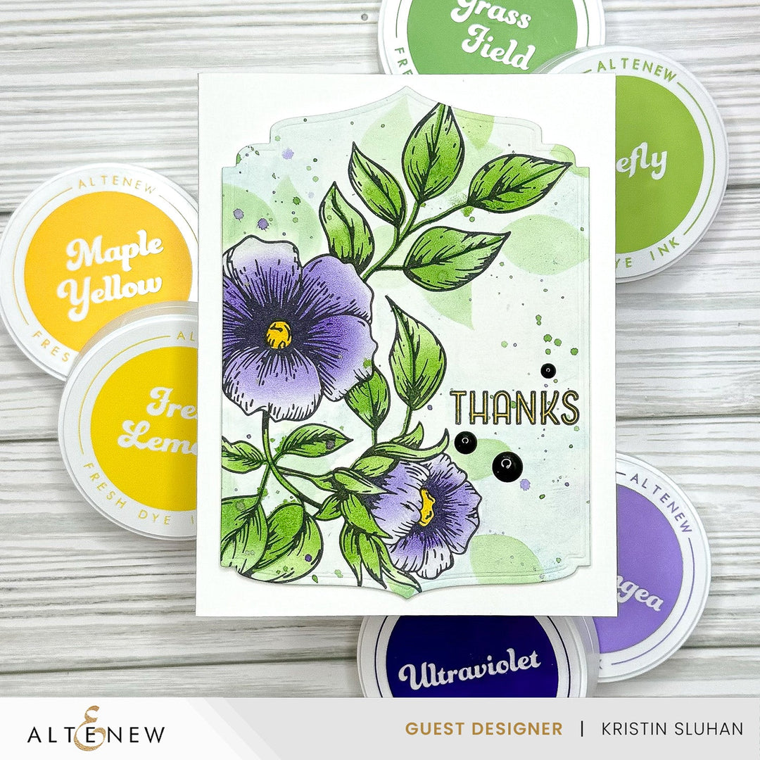 Betterpress Plates Blossoming Bouquet Press Plate Set