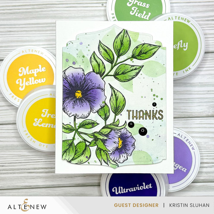 Betterpress Plates Blossoming Bouquet Press Plate Set