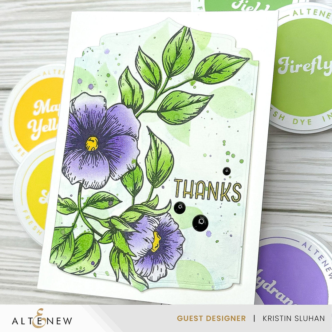 Betterpress Plates Blossoming Bouquet Press Plate Set