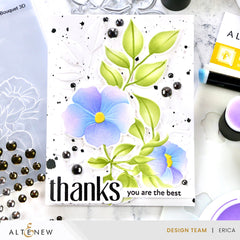 Betterpress Plates Blossoming Bouquet Press Plate Set