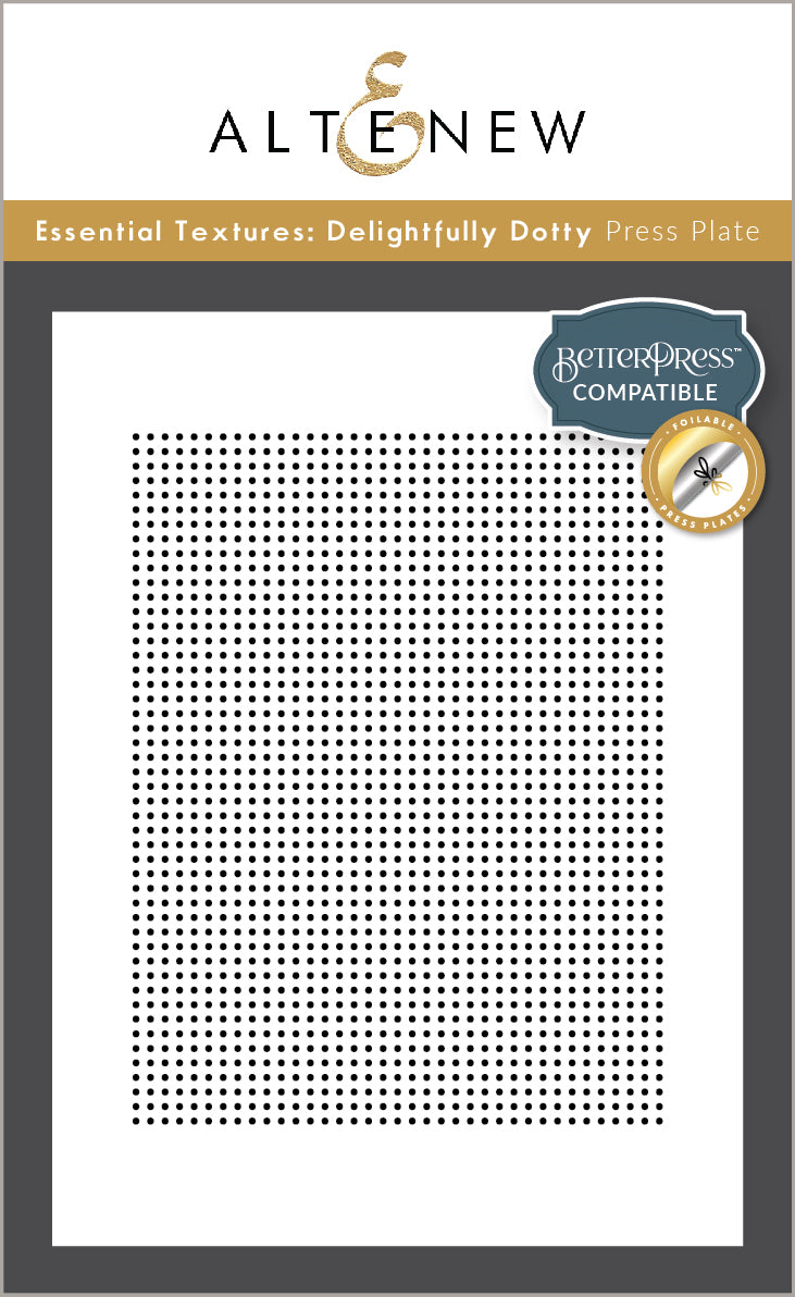 Betterpress Plates Essential Textures: Delightfully Dotty Press Plate