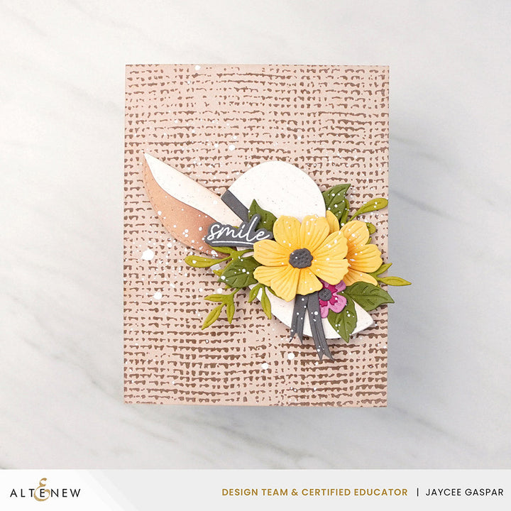 Betterpress Plates Essential Textures: Rustic Burlap Press Plate