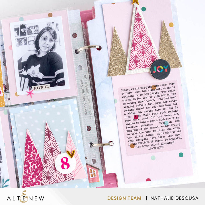 Betterpress Plates Festive Triangles Press Plates