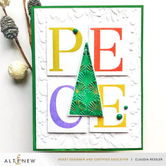 Betterpress Plates Festive Triangles Press Plates