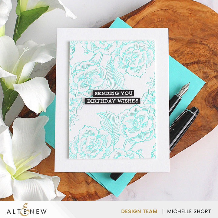 Betterpress Plates Floral Engravings Press Plates