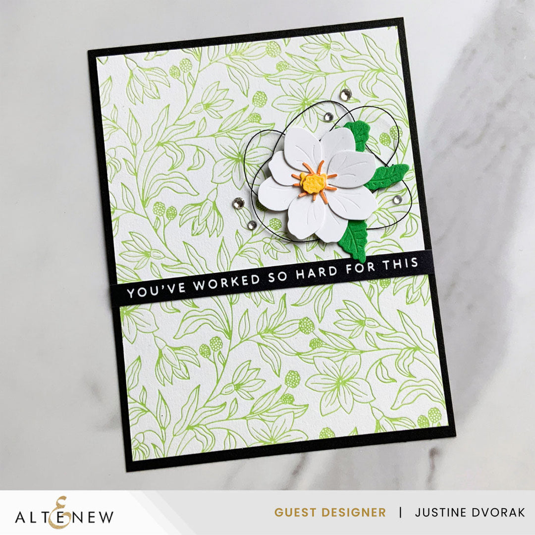 Betterpress Plates Floral Serenade Press Plate