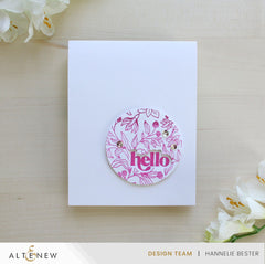 Betterpress Plates Floral Serenade Press Plate