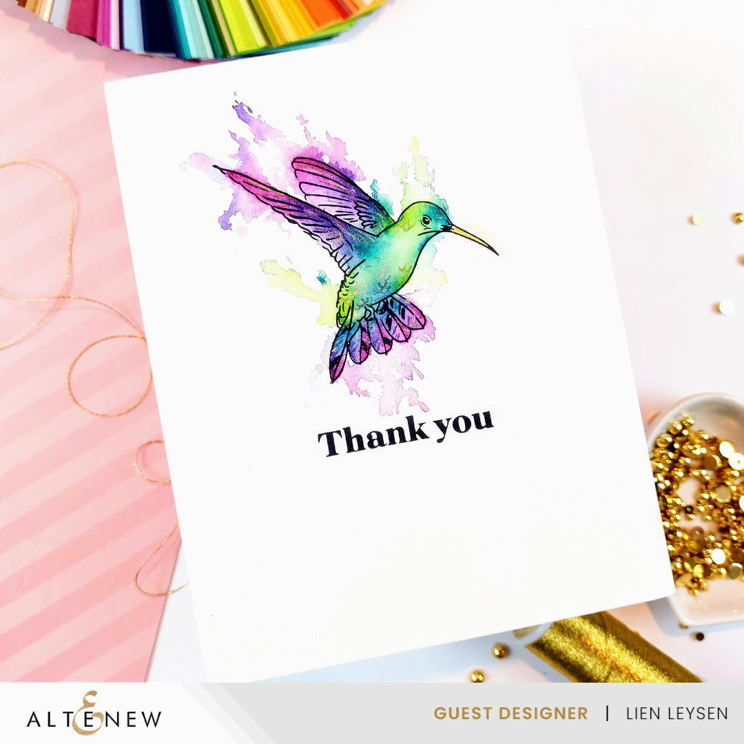 Betterpress Plates Hummingbird Nectar Press Plate