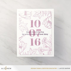 Betterpress Plates Love Story Press Plate Set