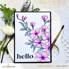 Betterpress Plates Lovely Flowers Press Plates/Foil Plates