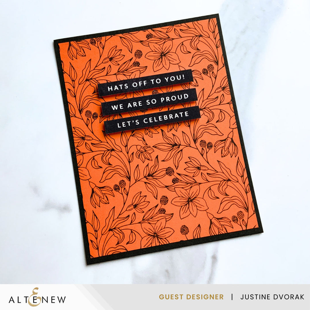 Betterpress Plates One-Go: Solid Sentiment Strips 2 Press Plate (Celebration Edition)