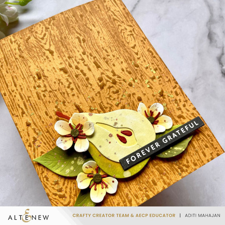 Betterpress Plates One-Go: Solid Sentiment Strips 3 Press Plates/Foil Plates (Gratitude Edition)