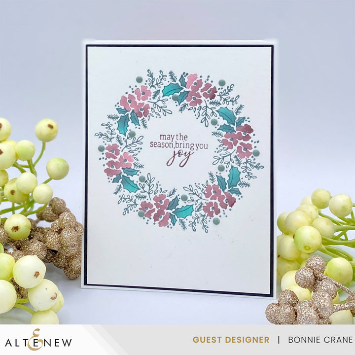 Betterpress Plates Regal Wreath Registration Press Plate/Foil Plate