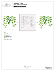 Betterpress Plates & Stencil Bundle Cascading Vines