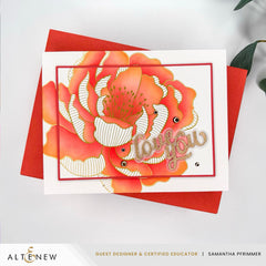 Betterpress Plates & Stencil Bundle Magical Peony