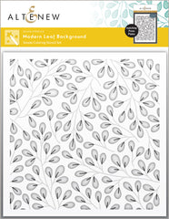 Betterpress Plates & Stencil Bundle Modern Leaf
