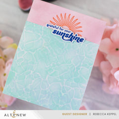 Betterpress Plates Sunshine Greetings Press Plate Set