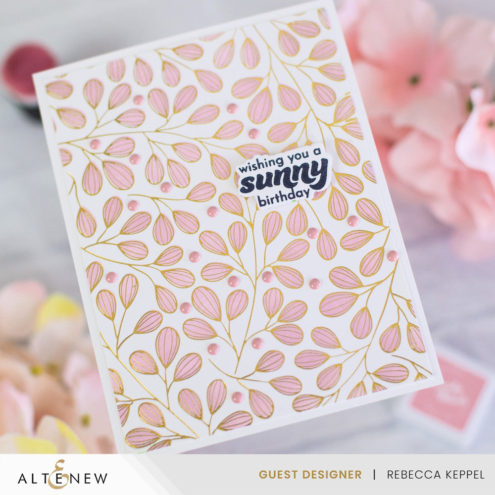 Betterpress Plates Sunshine Greetings Press Plate Set