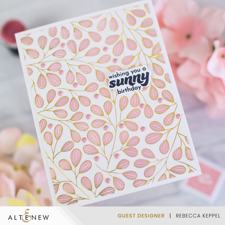 Betterpress Plates Sunshine Greetings Press Plate Set