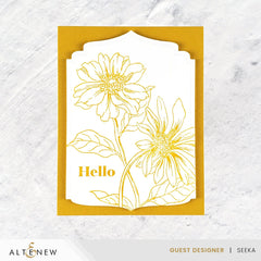 Betterpress Plates Wild Daisies Press Plate