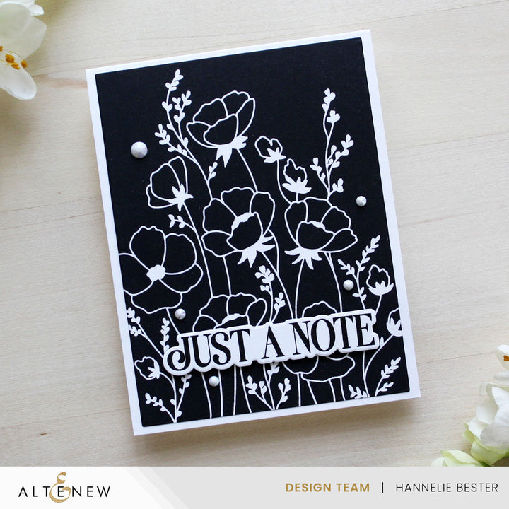 Betterpress Plates Wildflower Whispers Press Plate