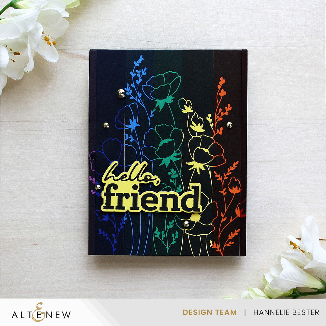 Betterpress Plates Wildflower Whispers Press Plate