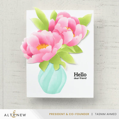 Build-A-Flower Bundle Build-A-Garden: Lovely Rose Peony & Add-on Die Bundle